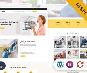 Airekool - AC Repair Services Elementor Wordpress Responsive Theme