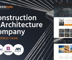 Brickmols - Responsive Construction & Architecture Company WordPress Theme