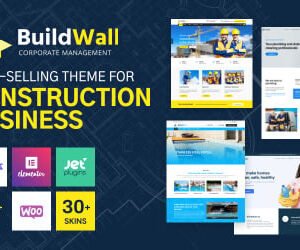 BuildWall - Construction Company Multipurpose WordPress Theme