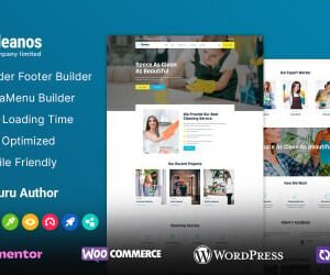 Cleanos - Cleaning Services WordPress Theme