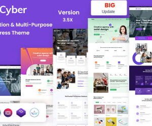 Cyber - Technology  Saas and Startup Agency  Multi-Purpose WordPress Theme.