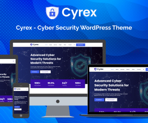Cyrex - Cyber Security WordPress Theme