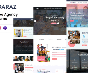Daraz - Creative Agency Elementor Wordpress Theme