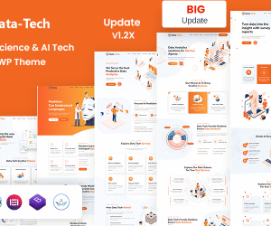 DataTech - Data Science & AI Tech And  IOT WordPress Theme
