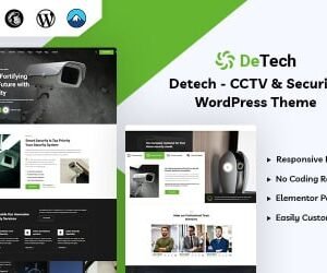 Detech - CCTV and Security WordPress Theme