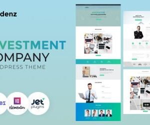 Dividenz - Investment Company WordPress Elementor Theme