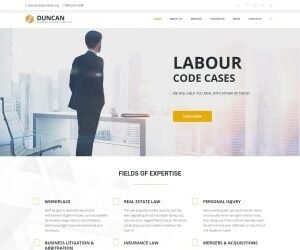 Duncan - Lawyer Company Responsive WordPress Theme