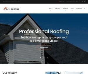 Elite Roofing Company WordPress Theme