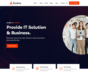 Enotive - IT Solutions and Business WordPress Theme