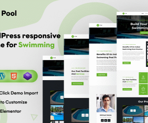 EZ-Pool: A Dynamic WordPress Theme for Elevating Your Pool Business with Elementor