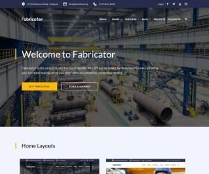 Fabricator - Industrial Company WordPress Elementor Theme