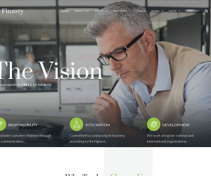Finasty - Efficient Business Services WordPress Theme