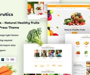 Frutics - Natural Healthy fruits WordPress Theme