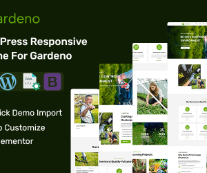 Gardeno-Landscape Gardening WordPress Theme