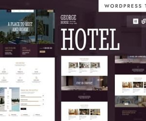 George House - Hotel & Resort Booking WordPress Elementor Theme
