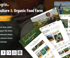 Gogrin - Agriculture and Organic Food WordPress Theme