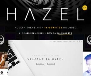 Hazel - Clean Minimalist Multi-Purpose WordPress Theme