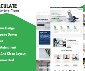 Immaculate Business - Multipurpose Consulting Wordpress Theme