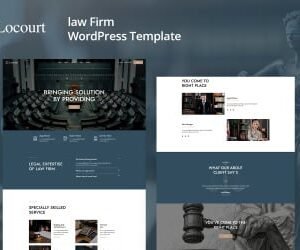 Locourt - Lawyer And Attorney WordPress Theme