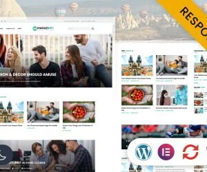 Magazinry - Newspaper, Magazine & Blog Elementor WordPress Responsive Theme