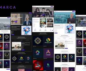Marca - Logo Provider Company and Agency, Logo Maker and Editor Elementor WordPress Theme