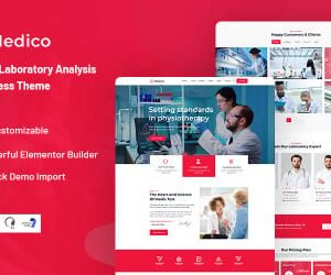 Medico - Laboratory Analysis WordPress Theme