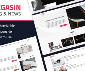 Megasin - Blog, Magazine, News WordPress Theme