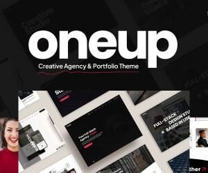 Oneup - Modern Agency & Portfolio WordPress Theme