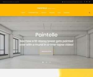 Paintelle - Painting Company WordPress Theme