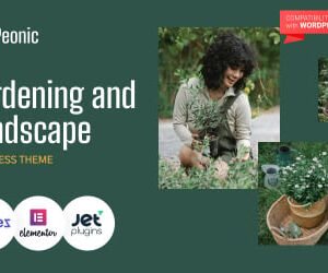 Peonic - Gardening and Landscape WordPress Theme