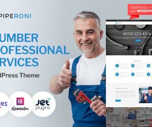 Piperoni - Plumber Services WordPress Theme
