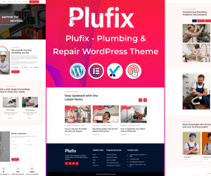 Plufix - Plumbing & Repair WordPress Theme