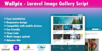 Wallpix - Laravel Image Gallery Script