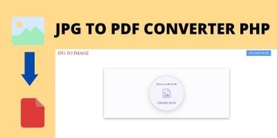 Image to PDF Convert JPG to PDF PHP Script