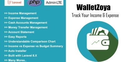 WalletZoya - Income And Expense Management