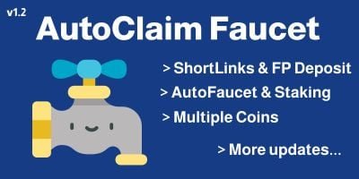 AutoClaim - AutoFaucet and ShortLink Script