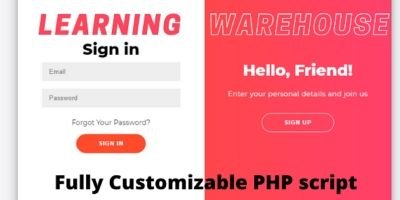 Learning Warehouse PHP Script