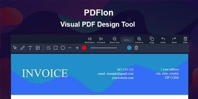 PDFlon - Visual PDF Design Tool