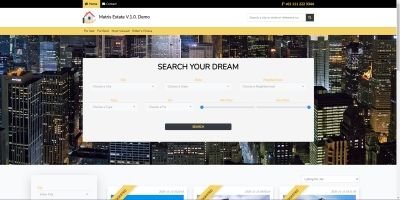Matris Real Estate Script - PHP Laravel