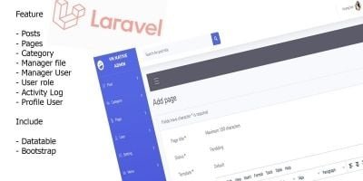 Vn Native Admin - Laravel New CMS