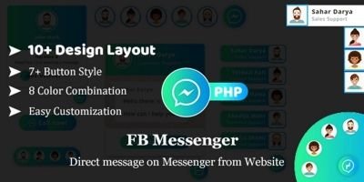 Facebook Messenger - FB Messenger PHP Plugin