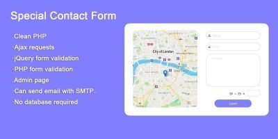 Special PHP Ajax Contact Form