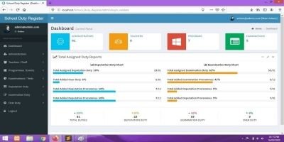 School Duty Register Software