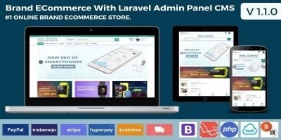 Brand Ecommerce Laravel CMS