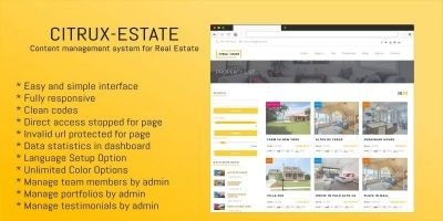 Citrux Estate CMS PHP Script