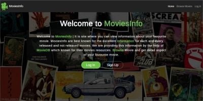 MoviesInfo Website Script