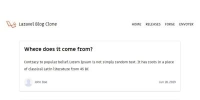 Laravel Blog Clone Script