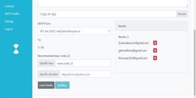 Bulk Email Sender PHP Script
