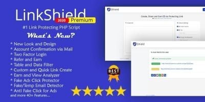 LinkShield Premium - PHP Script