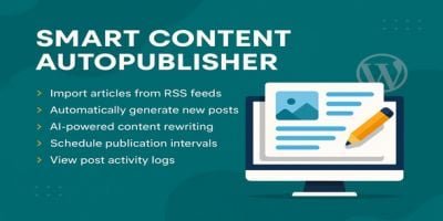 Smart Content AutoPublisher AI RSS to WordPres